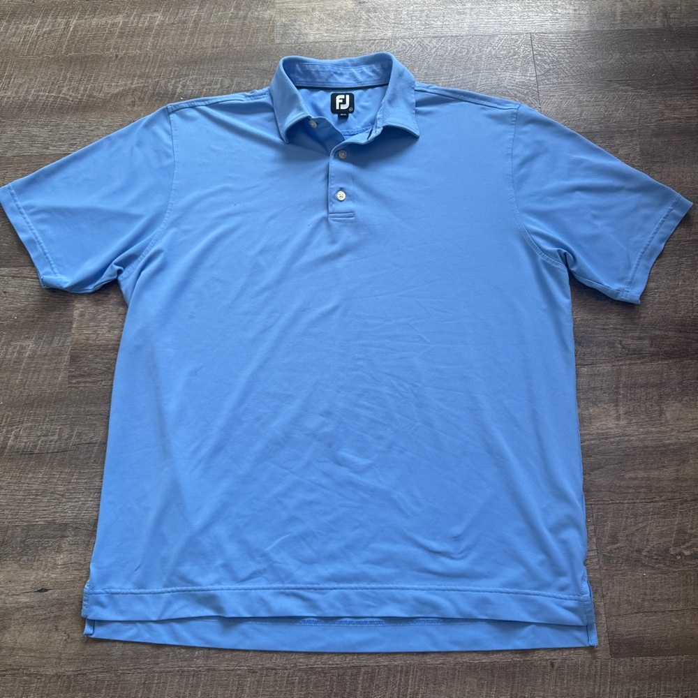 FootJoy Golf Polo Blue‎ Size XL Siemens Energy Logo